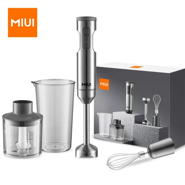 1000W Daugiafunkcis Rankinis Maišytuvas | 4 in 1 Virtuvės Kombainas su Priedais - Image 7