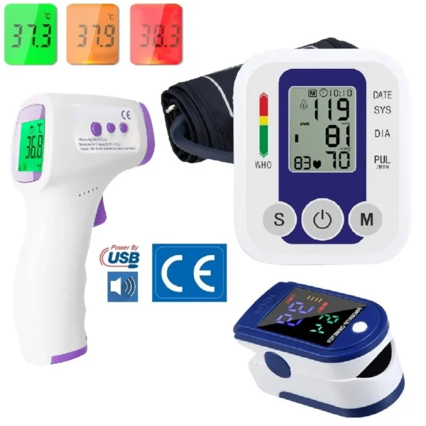 Skaitmeninis Riešo Kraujo Spaudimo Matuoklis | Automatinis Tonometras su Širdies Ritmo Monitoriumi 3 in 1 - Image 7
