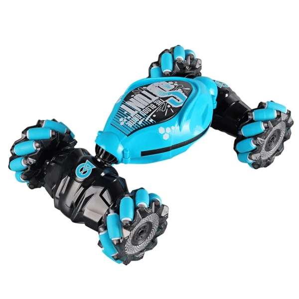 4WD RC Automobilis su Muzika ir LED | Nuotolinio Valdymo Triukų Mašina, 360° Sukimasis - Image 6