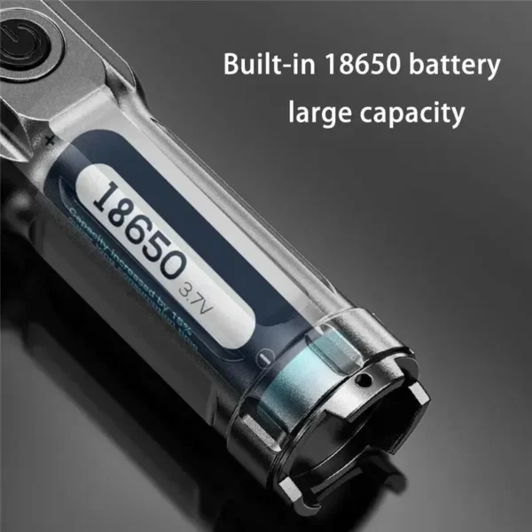 Galingas prožektorius - Kempingo Žibintuvėlis su LED 500M. - Image 10