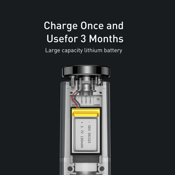 Profesionalus alkoholio matuoklis: Alkotesteris Baseus LED Display Automatic Alcohol Tester - Image 6