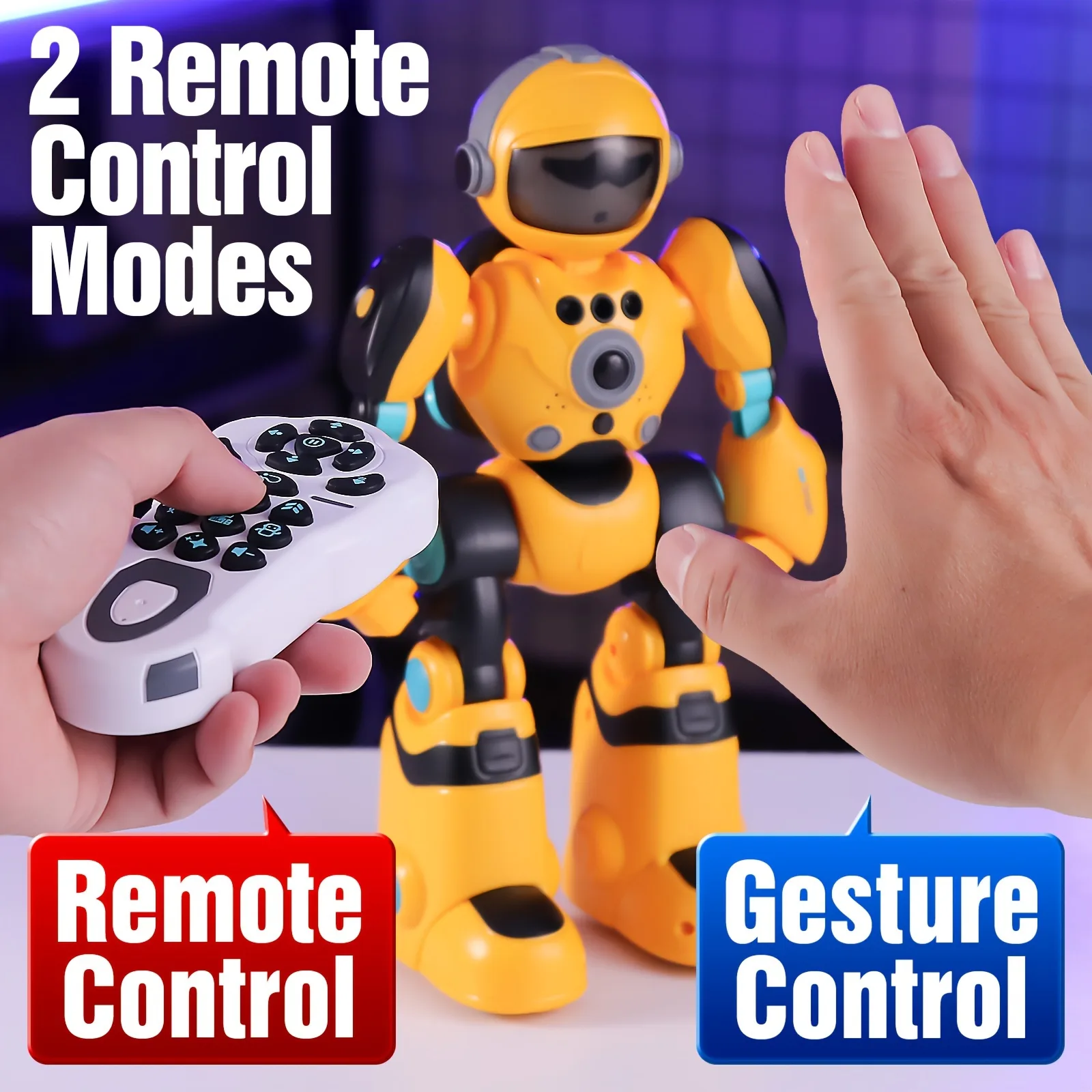 🤖 Interaktyvus RC robotas su šviesos ir garso efektais (3+ metų vaikams) - Image 5