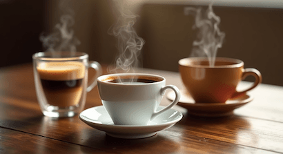 grazus kavos puodeliai